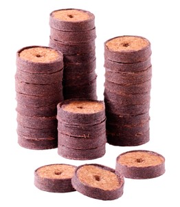 36 mm Kokos-Quelltabletten Sparkarton 1.500 Stück (unbedruckt)