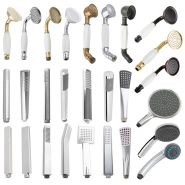 Handbrause Duschkopf Stabbrause rund eckig oval retro Brausekopf