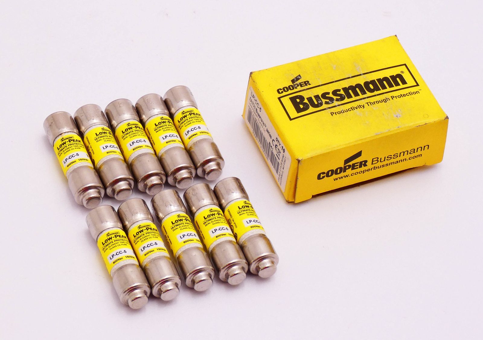 Fusibile A Ritardo Di Tempo Low Peak CC Bussmann - Foto 2