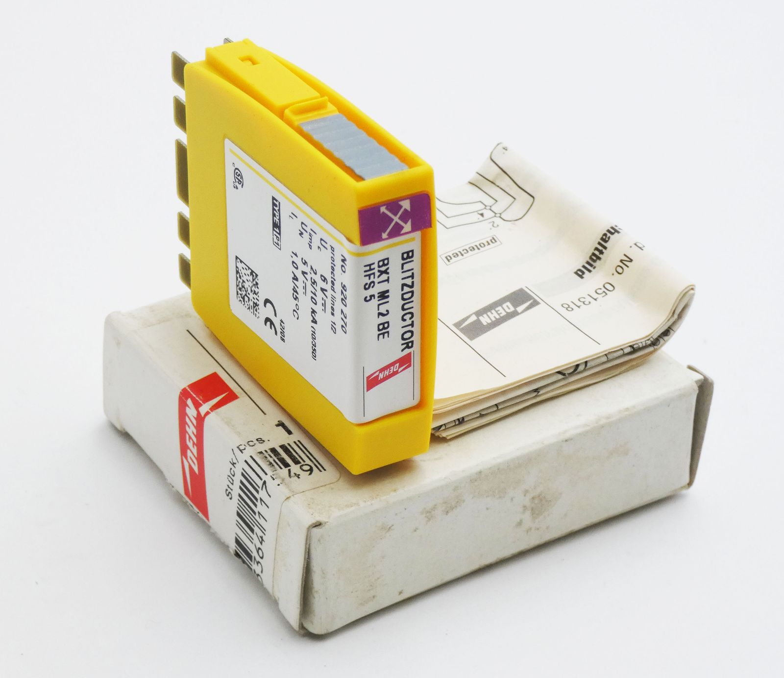 Dehn Blitzductor BXT ML2 BE HFS 5 920270 Kombi-Ableiter -unused/OVP ...