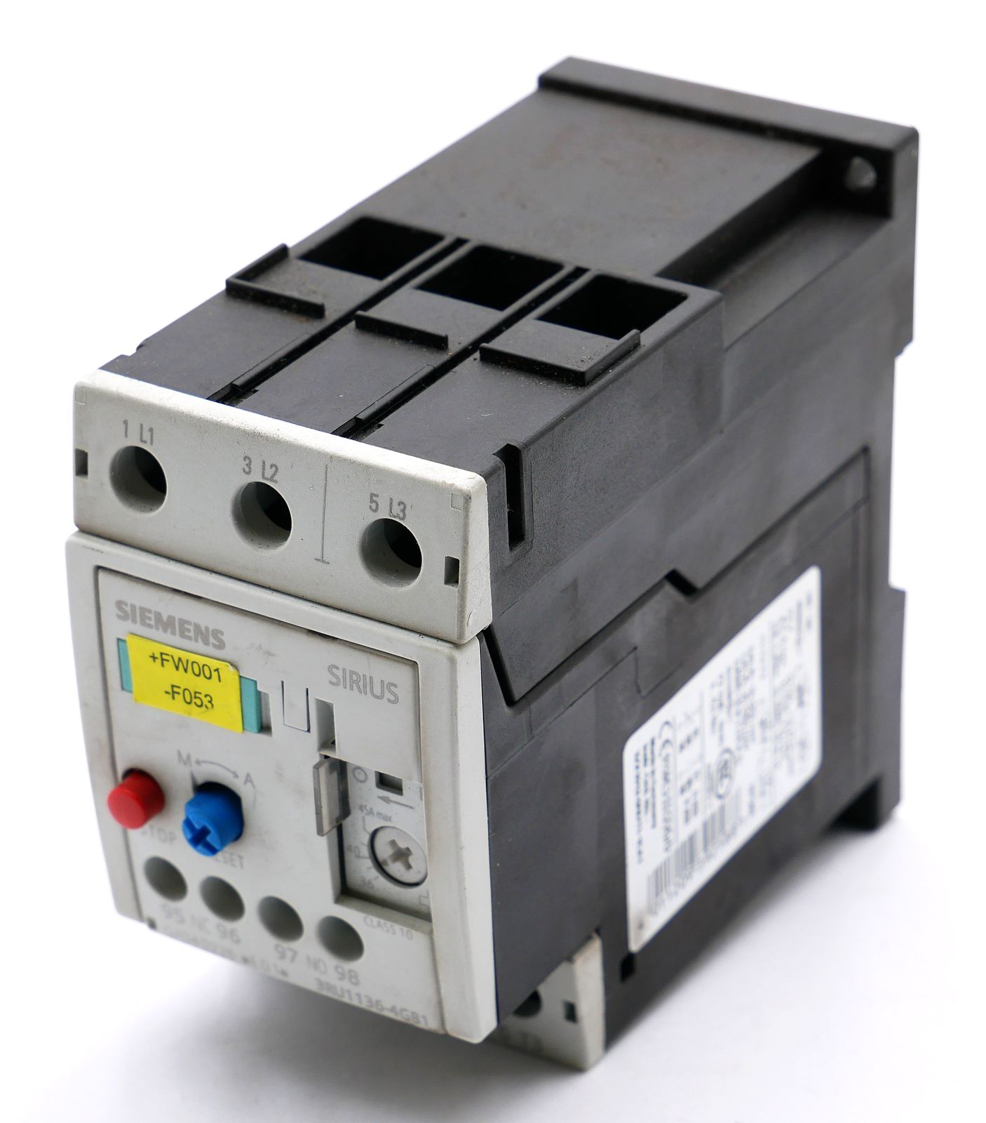 Siemens Sirius 3RU1136-4GB1 E: 01 Überlastrelais -used- | Maaslos ...
