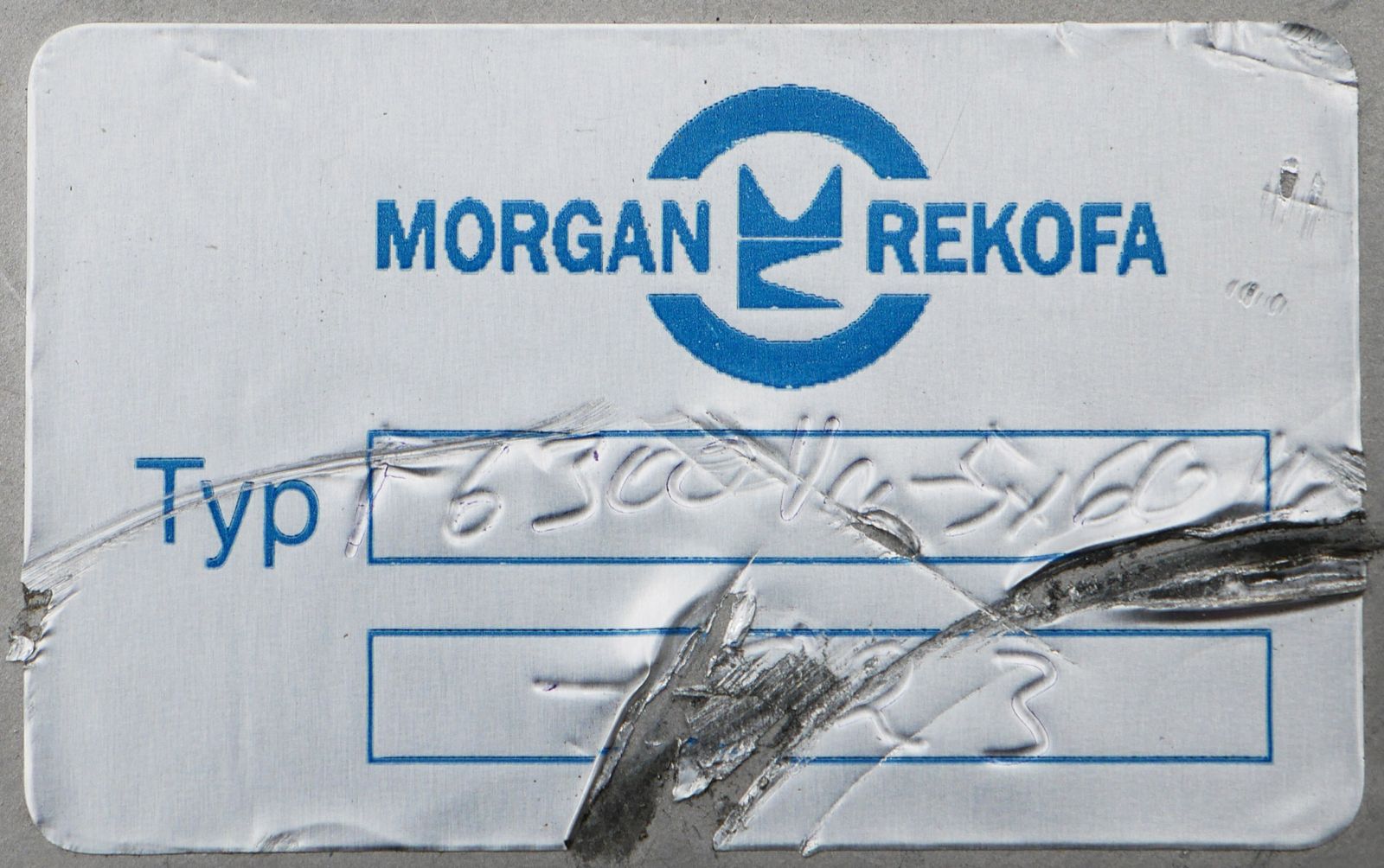 Morgan-Rekofa F6300 Silberniet -used- | Maaslos-Guenstig.de