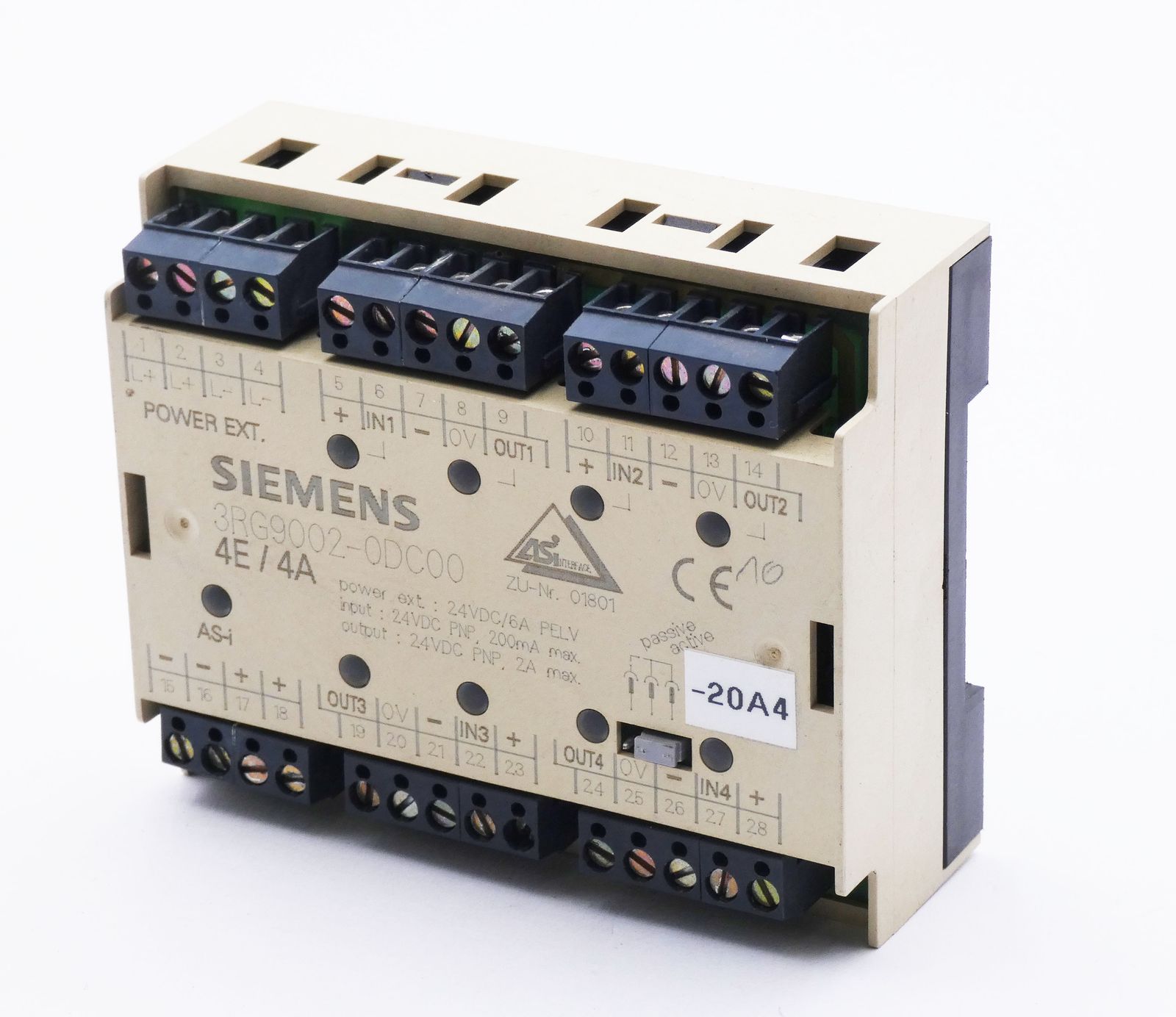 Siemens 3RG9002-0DC00 4E/4A AS-I Modul -used- | Maaslos-Guenstig.de