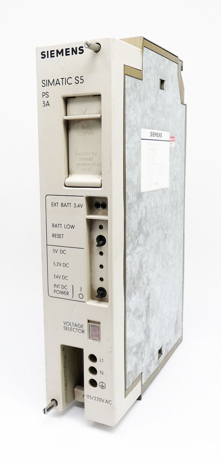 Siemens Simatic S5 E220 G5/3WRGD E: D/4 Modular Power Supply -used ...