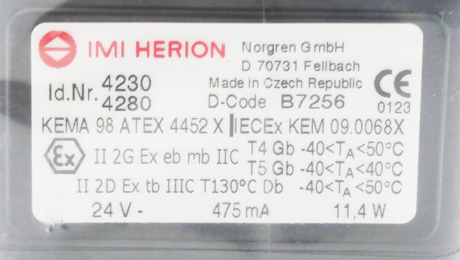 IMI Herion Norgren 4230 4280 0000000428002400 Ventilmagnet -unused  