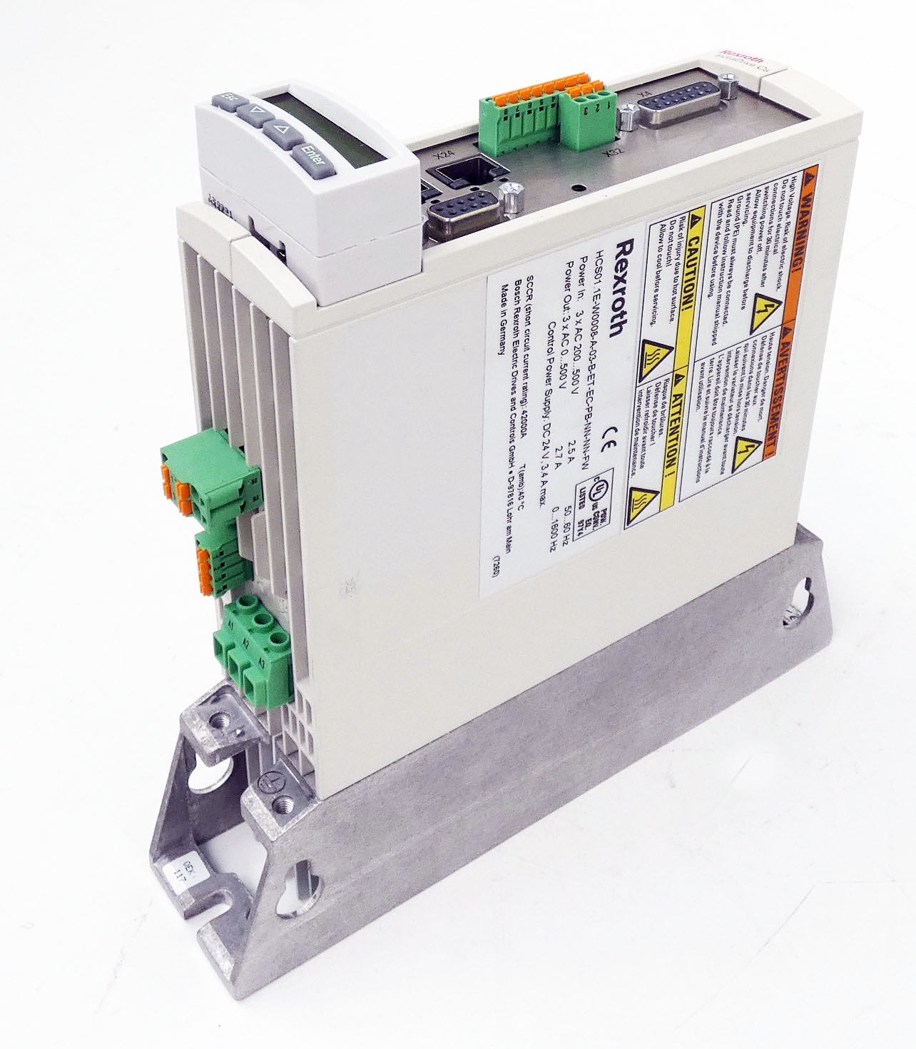 Rexroth IndraDrive Cs HCS01.1E-W0008-A-03-B-ET-EC-PB-NN-NN-FW 