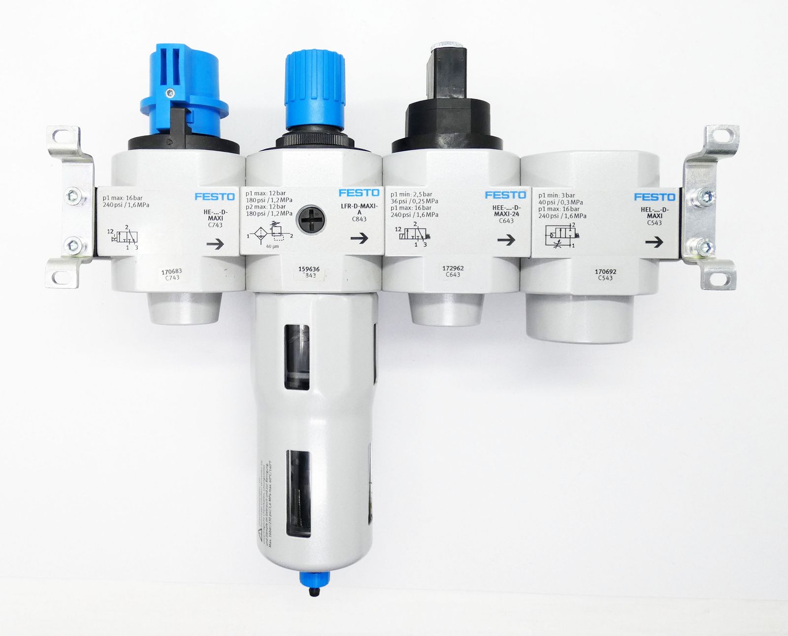 Festo 170683 + LFR-D-MAXI-A 159636 + 172962 + 170692 