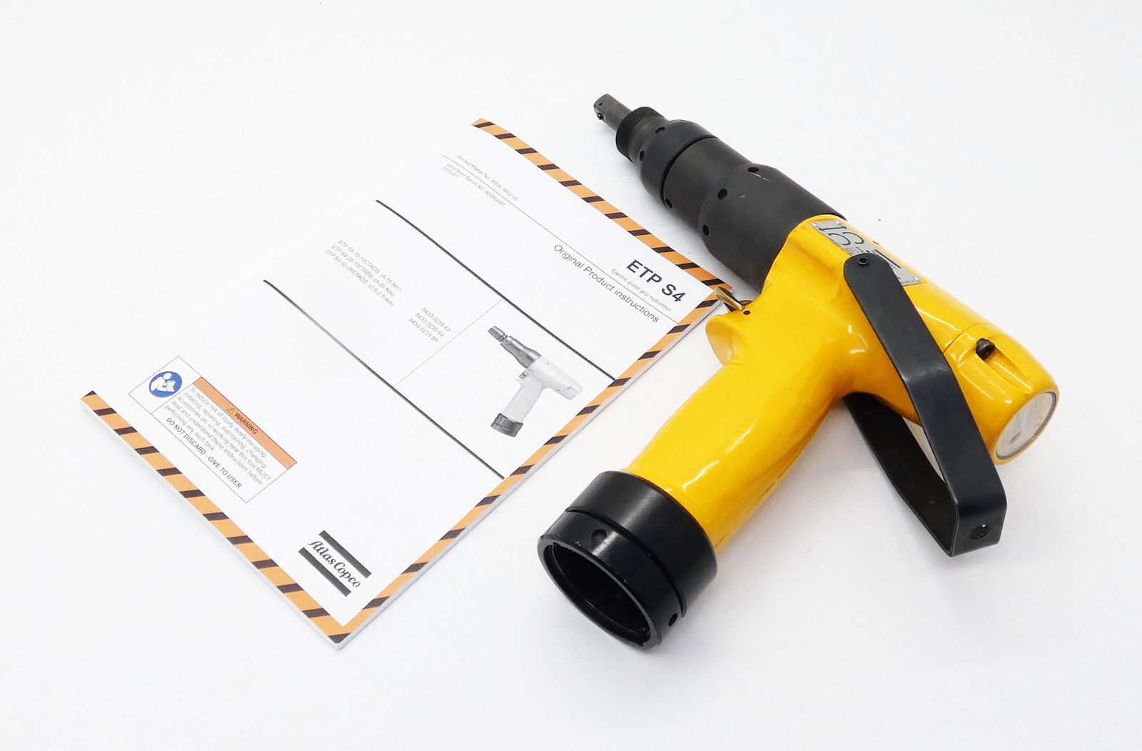 Atlas Copco ETP S42010CTADS electric pistol grip nutrunner used MaaslosGuenstig.de