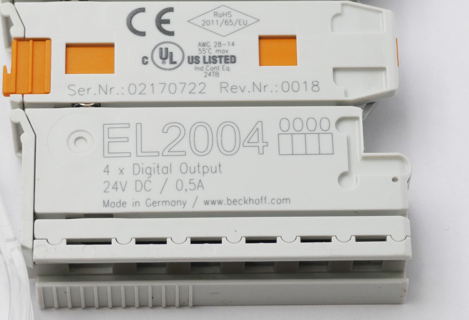 MODULE DE SORTIE Numérique 4 Canaux Beckhoff EtherCat EL2004 EUR 58,90 - Foto 7