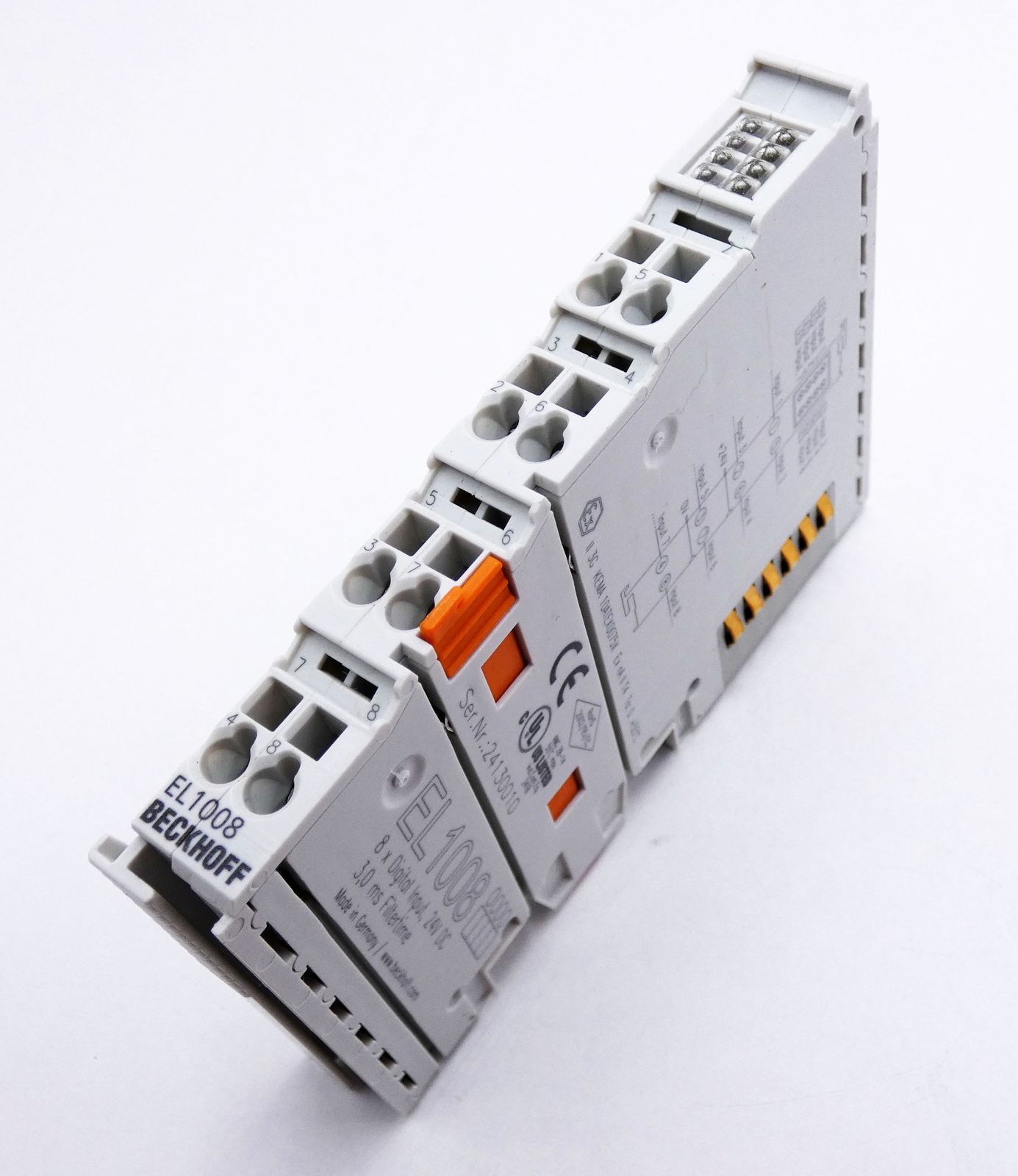 Beckhoff EL1008 EL 1008 EL-1008 8-Kanal-Digitaleingangsklemme 24V DC ...