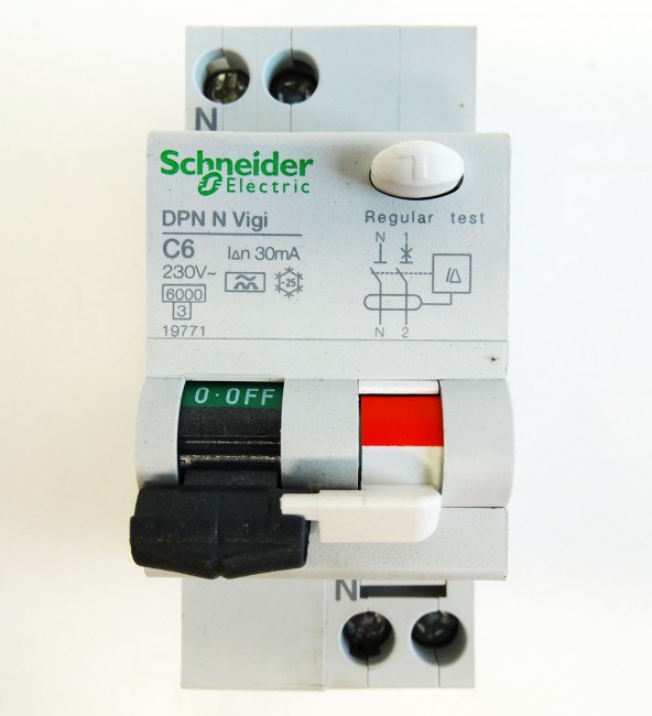 Schneider Multi 9 DPN N Vigi 19771 1P+N-C6-30mA-A Schutzschalter ...
