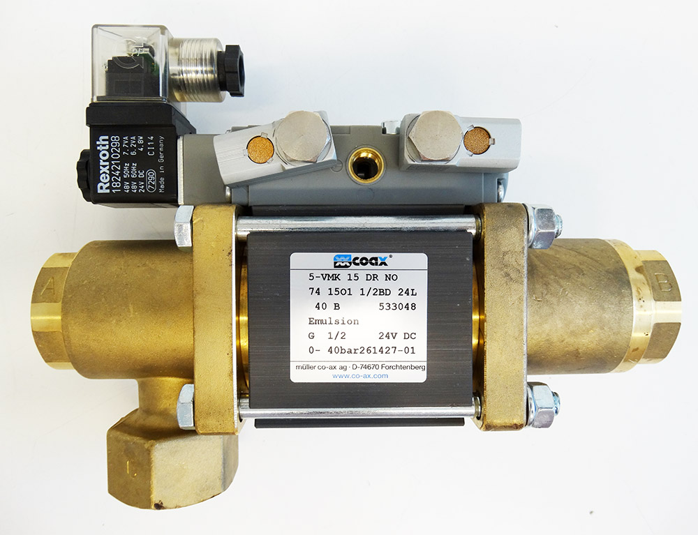 Coax 5-VMK 15 DR NO 5-VMK15DRNO G 1/2 24VDC 0-40bar + Bosch 