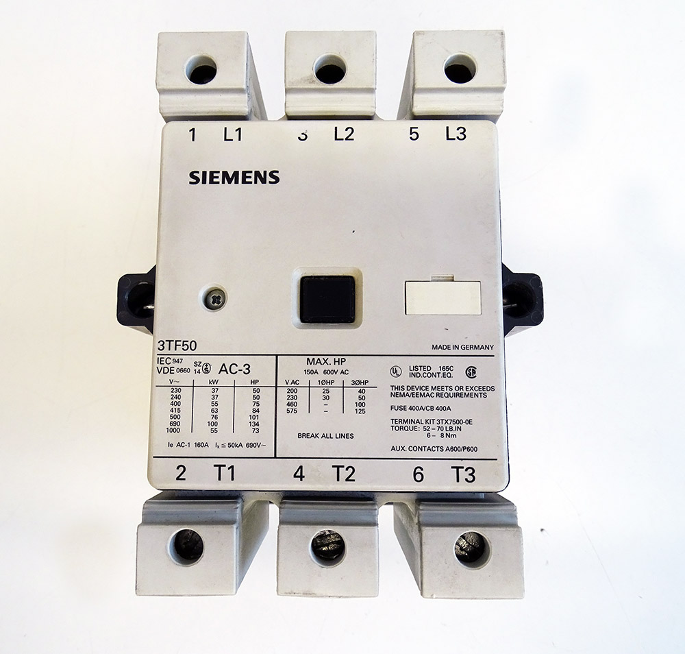 Siemens 3TF50 3TF5022-0AP0 3TF5 022-0AP0 55kW 400V Schütz -used-