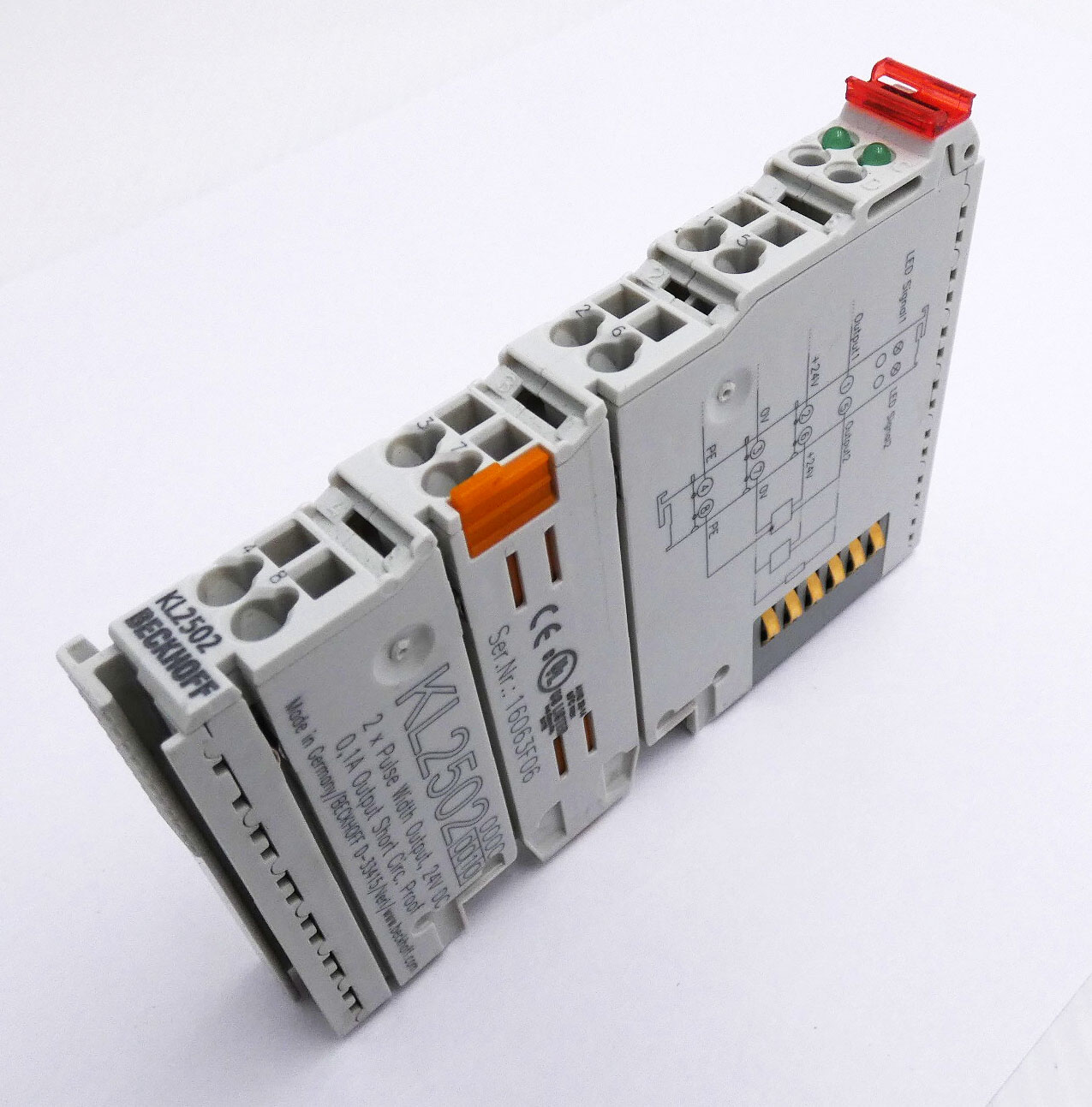 Beckhoff KL2502 KL 2502 2Kanal Pulse Width Output 24V DC 0,1A used MaaslosGuenstig.de