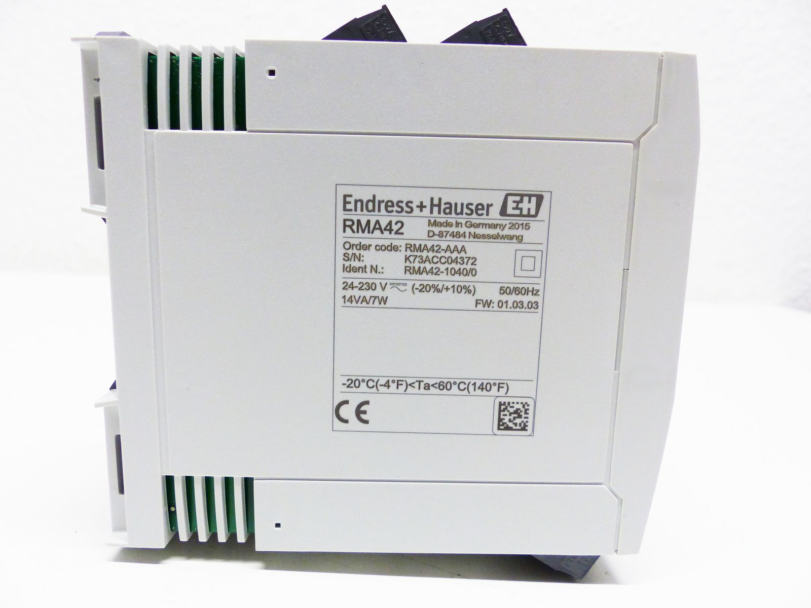 Endress+Hauser RMA42 RMA42AAA RMA421040/0 FW 01.03.03 Transmitter