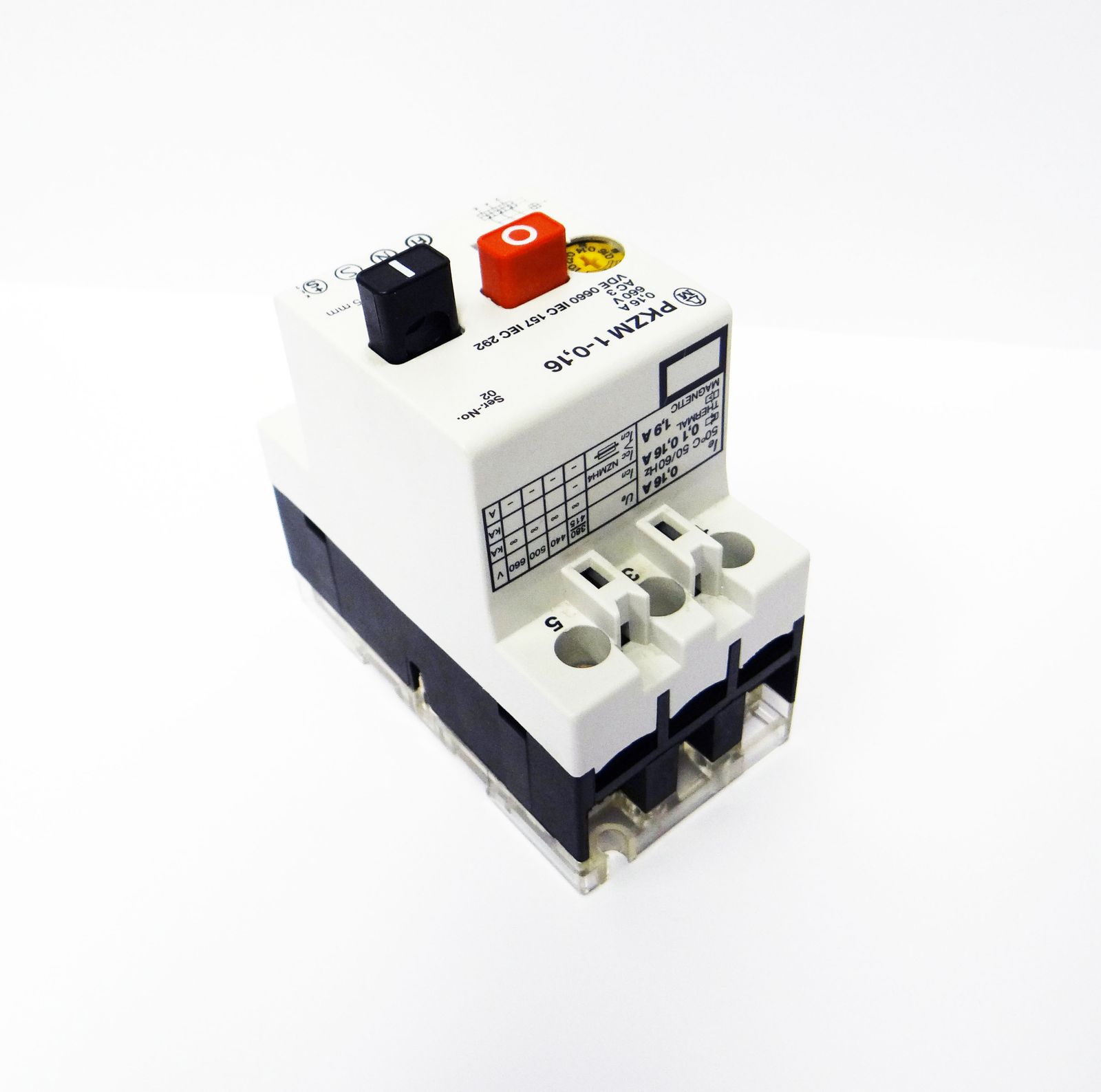 Moeller PKZM 1-0,16 VDE 0660 IEC 157 IEC 292 Motorschutzschalter -used ...