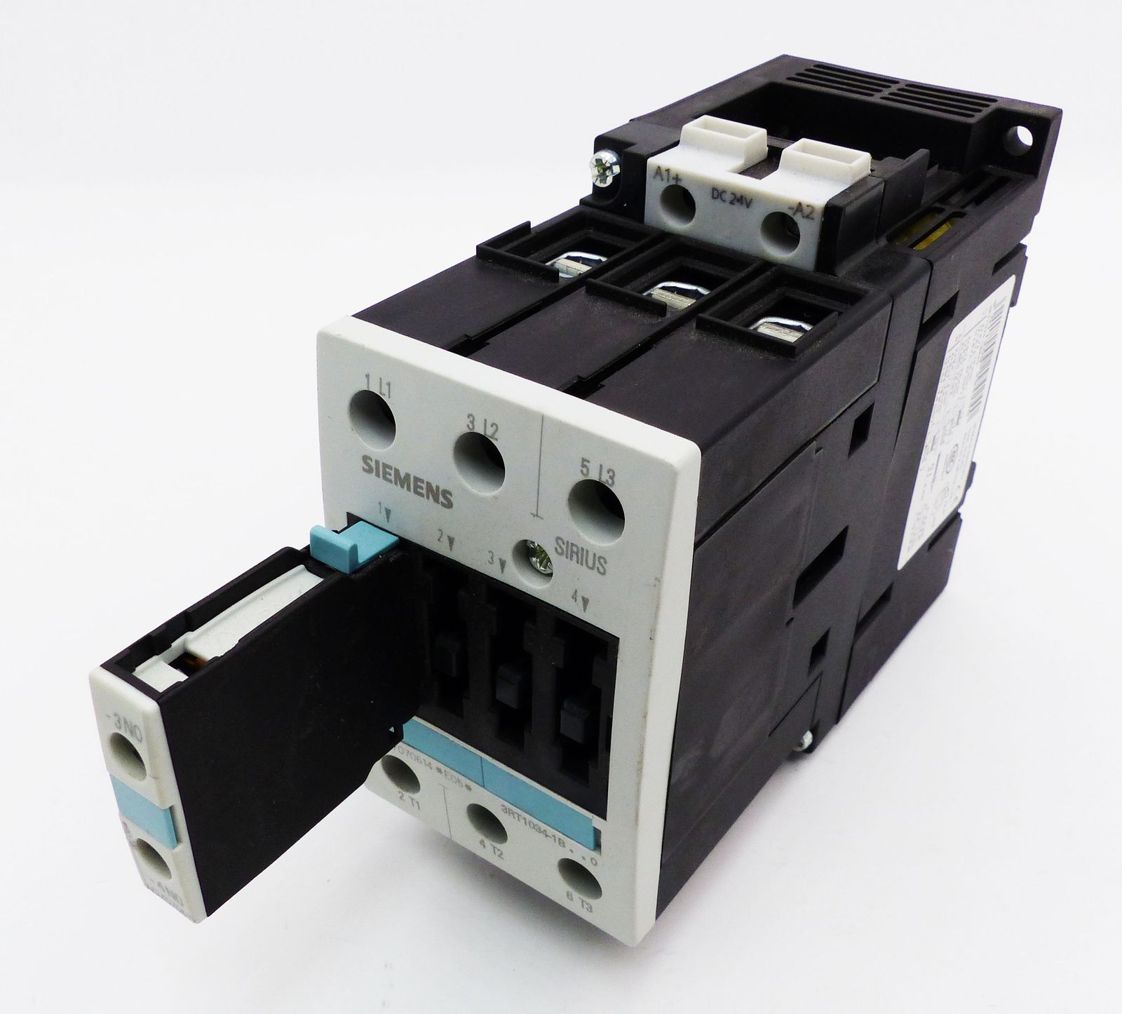 Siemens Sirius 3RT1034-1B E:05 Schutz+ 3RH1921-1CA10 E:06 Hilfsschalter ...