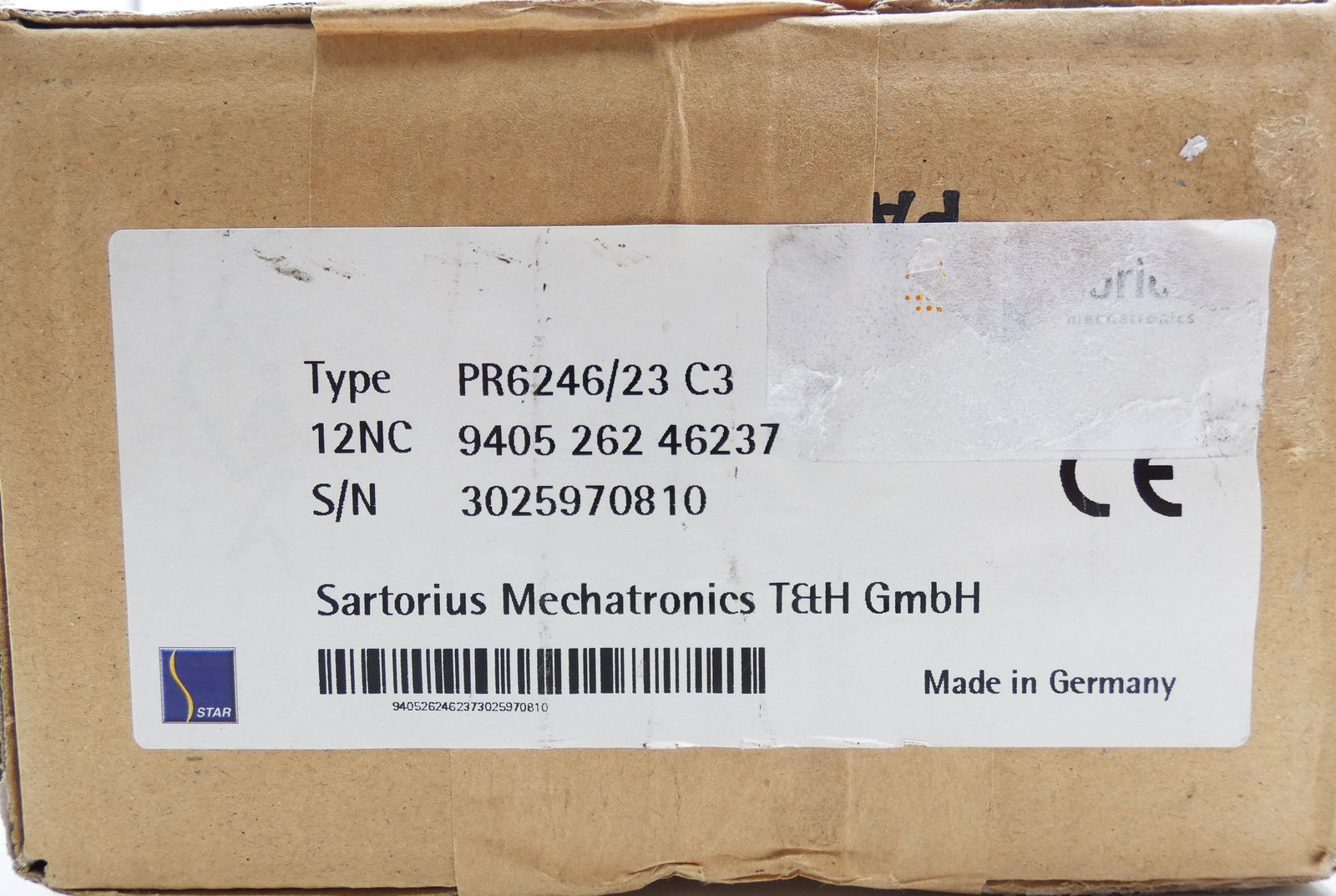 Sartorius PR6246/23 C3 PR6246 23C3 S/N: 3025970810 12NC 