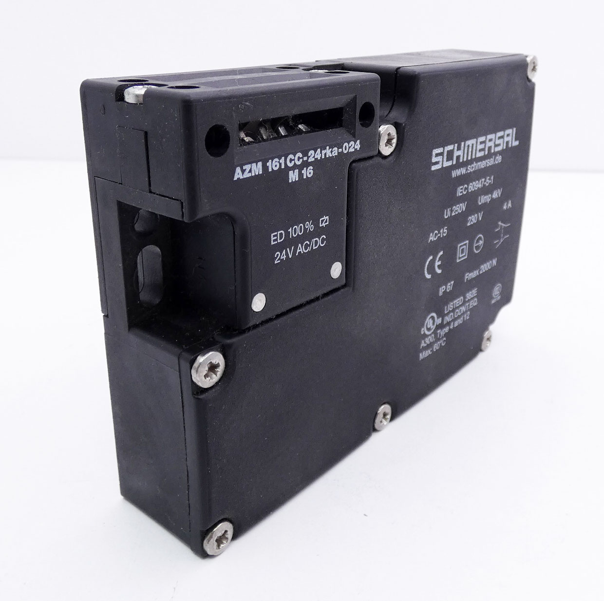Schmersal AZM 161CC-24RKA-024-M16 Sicherheitszuhaltung -used- | Maaslos ...