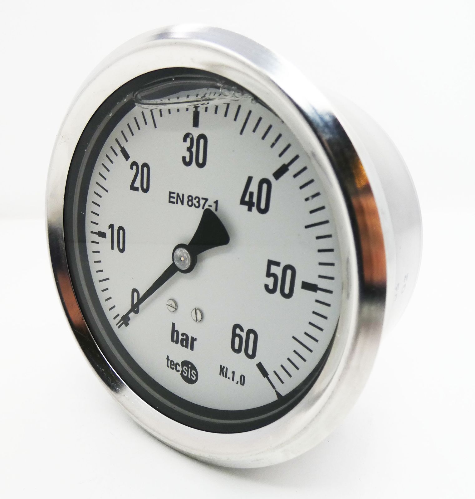 Tecsis EN 837-1 Kl.1,0 0-60 bar Manometer -used- | Maaslos-Guenstig.de