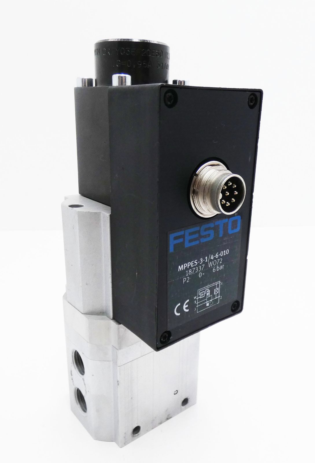 Festo MPPES 3 1 4 6 010 187337 0 6 Bar Proportional Druckregelventil