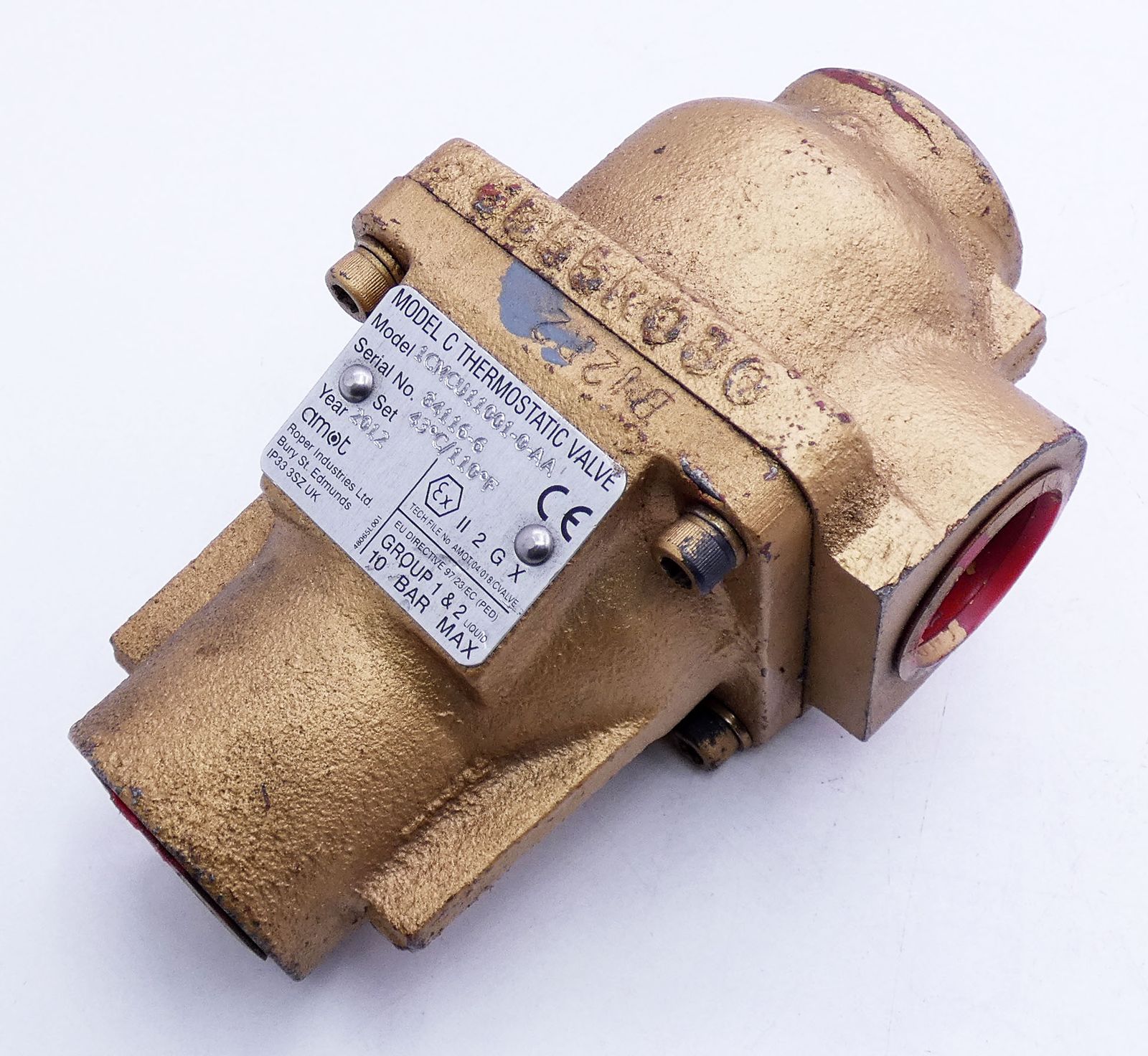 Amot 1CMCU110010AA Model C Thermostatic Valve used Maaslos