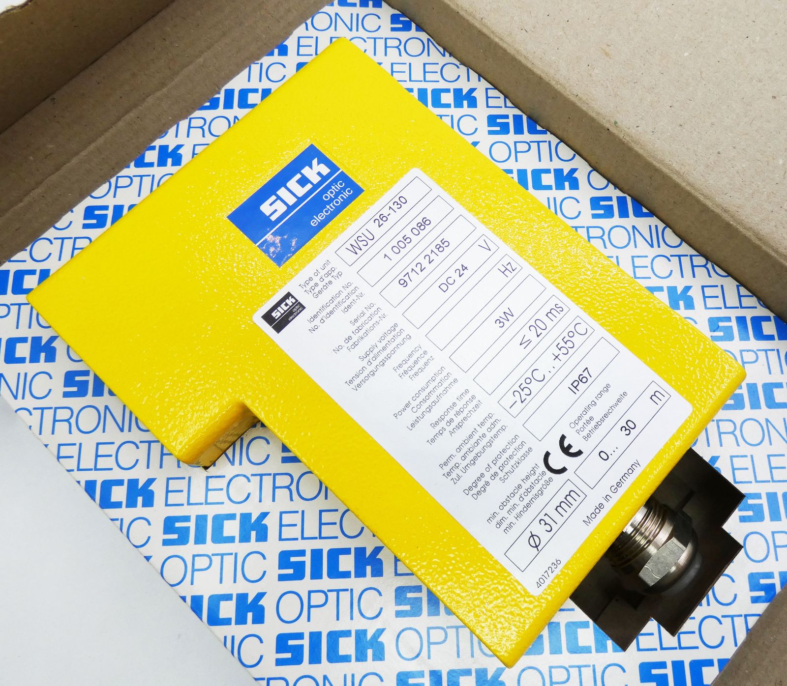 Capteur/automate SICK WSU 26-130 D'occasion - En état De Fonctionnement, Avec Marques D'usure
