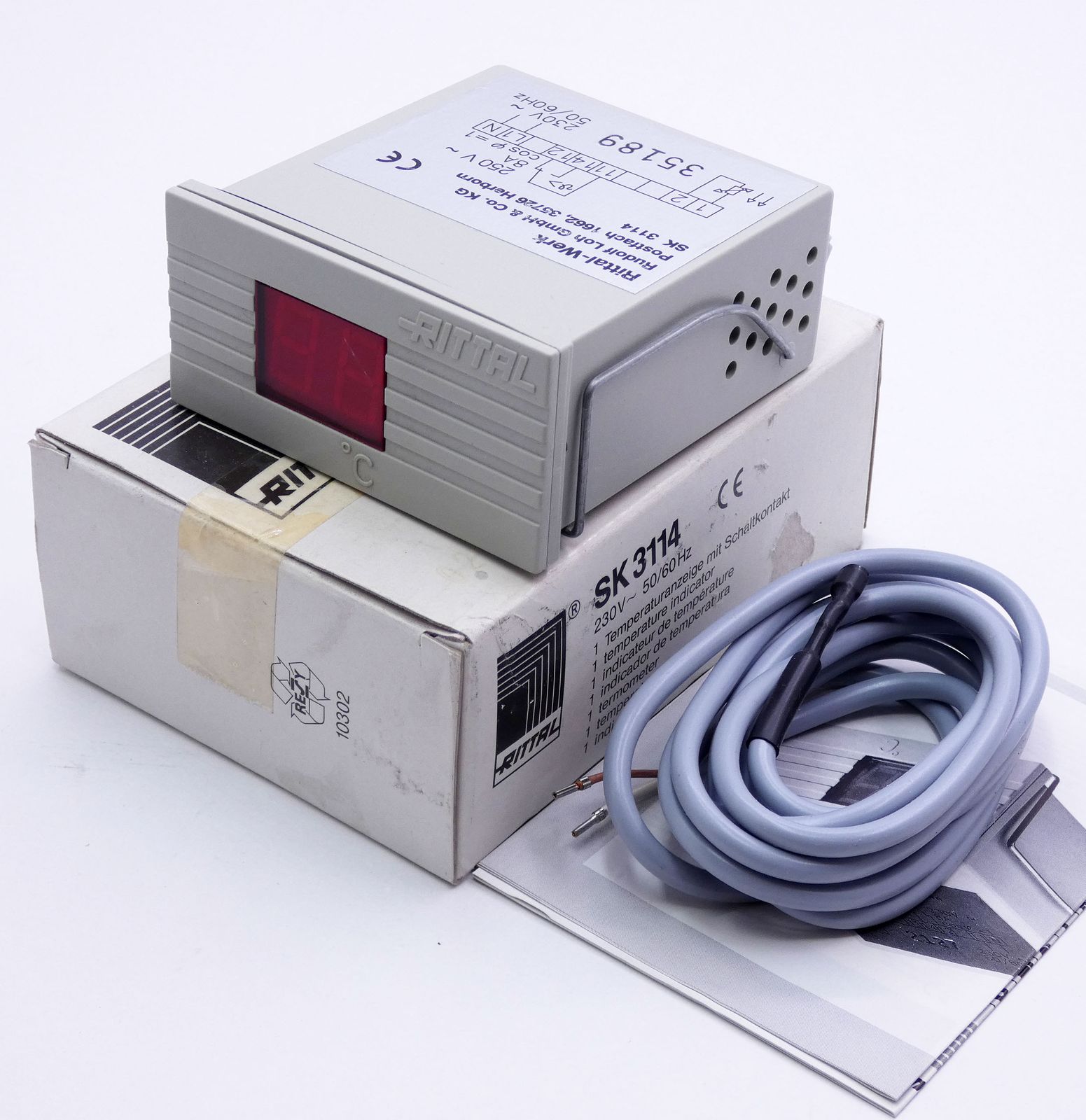 Rittal SK 3114 SK3114 SK-3114 230V tempraturanzeige M. switching
