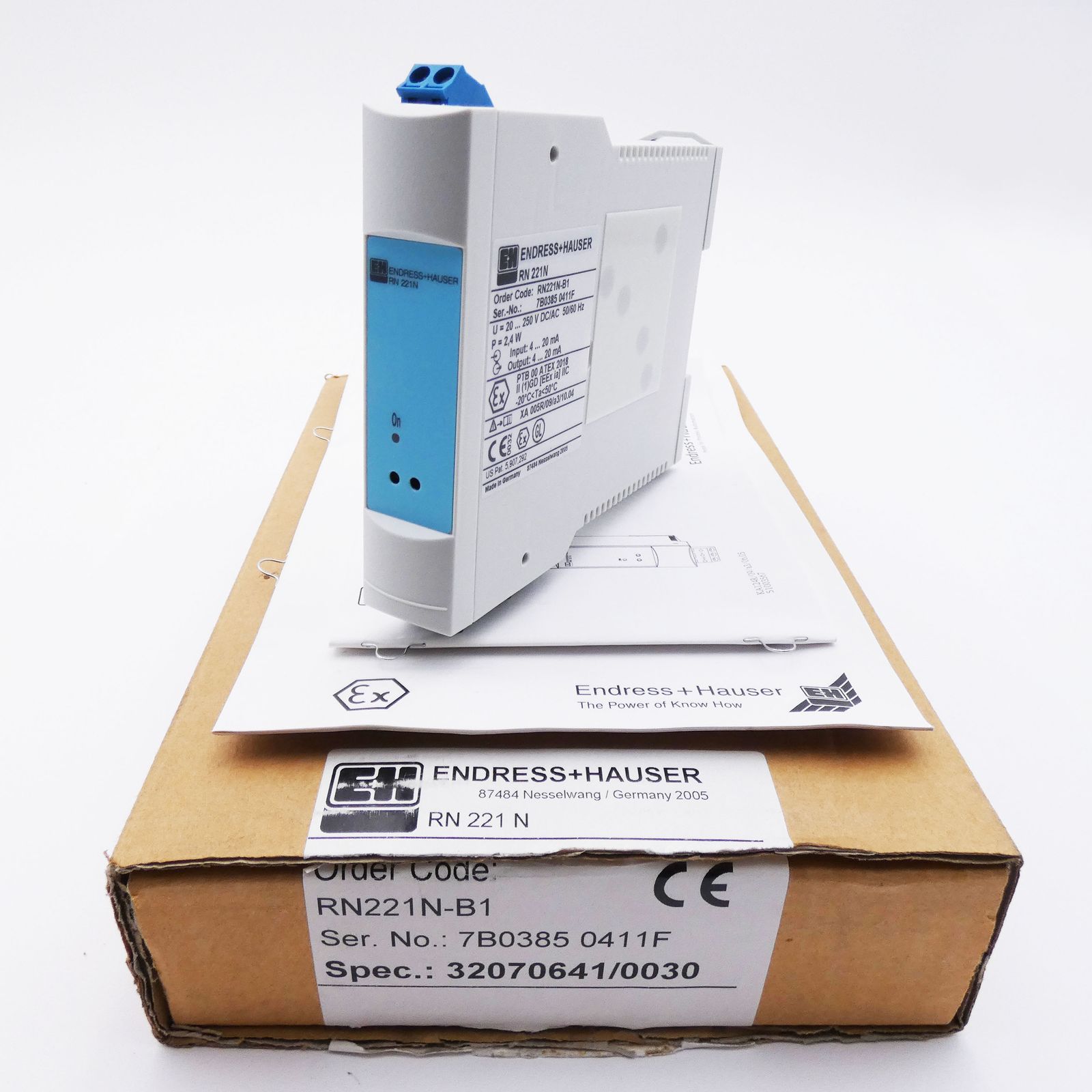 Endress+Hauser RN 221N RN221N RN221N-B1 20-250VDC/AC Speisetrenner ...