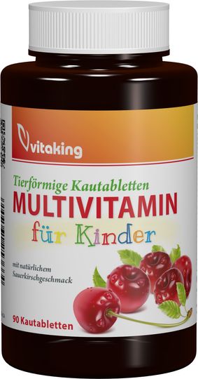 Kinder Multivitamin mit Sauerkirchgeschmack