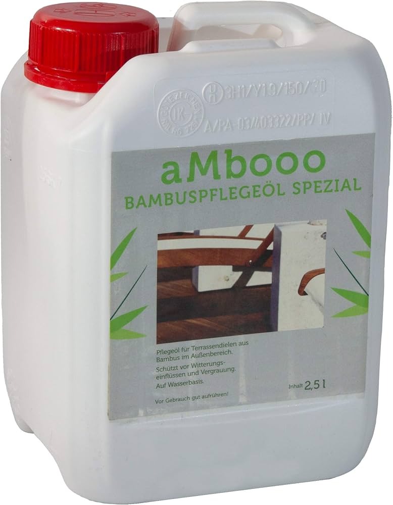 aMbooo Bambus Pflegel Coffee 2,5 ltr. Terrassen-Dielen Bambus-l | Redealer