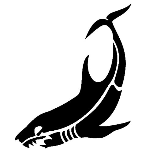 bodyart spray paint stencil a6 shark 02 stenciling spray paint