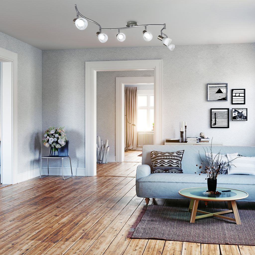 Plafonnier LED 6 Spots Orientables Spots Plafond Salon Pivotables E14 Métal Verre Lustre Plafond Salle à Manger 6 Spots 13 width=320