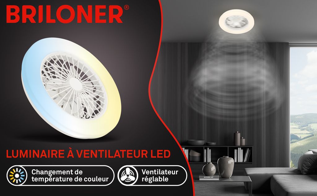 Immagine ventilatore da soffitto a LED 1