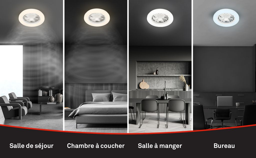 Immagine ventilatore a soffitto a LED 3