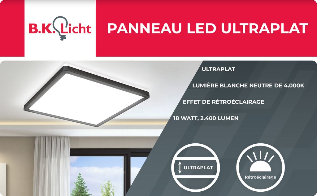 BKL Plafonnier LED - Avantages