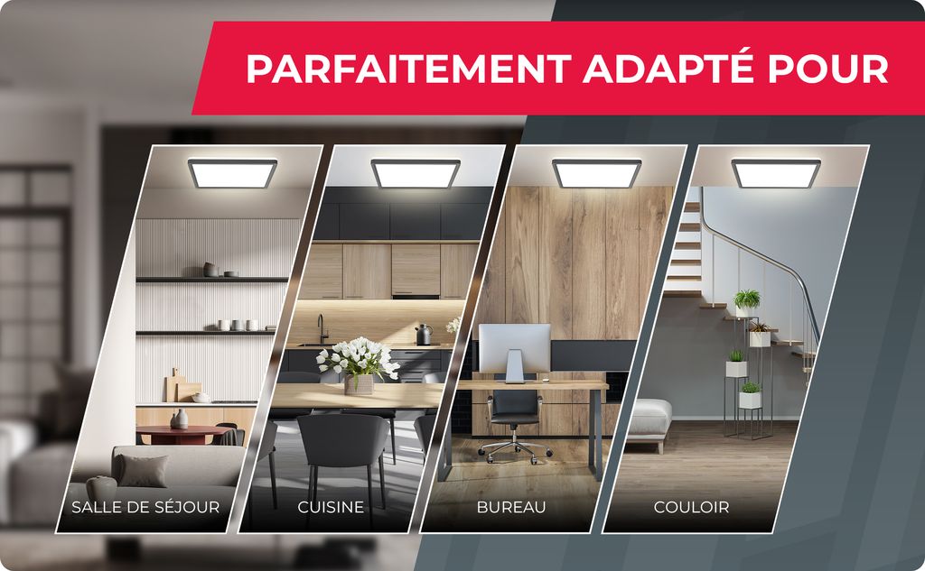 BKL Plafonnier LED - Facile à installer
