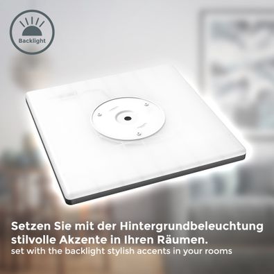 LED Panel Deckenlampe 22W ultraflach Deckenleuchte Wohnzimmer indirekt