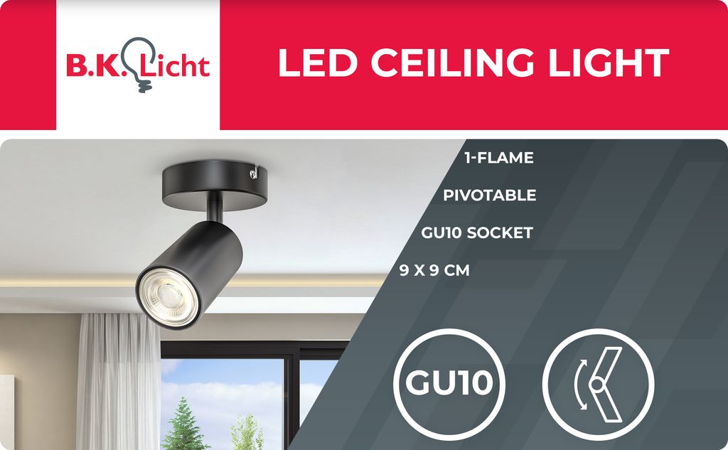 Lampe murale B.K.Licht