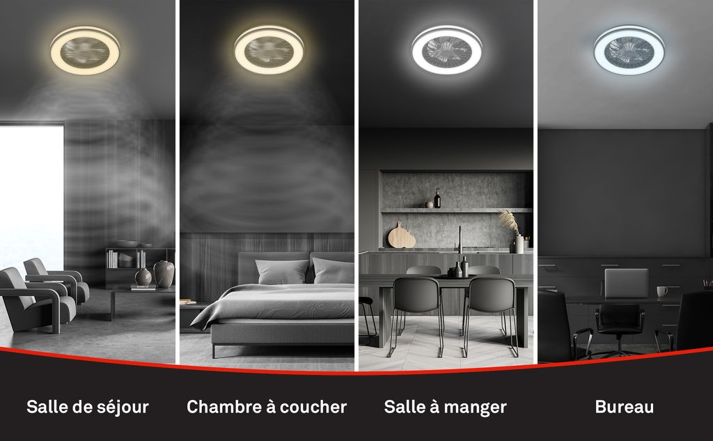 Ventilatore con luce