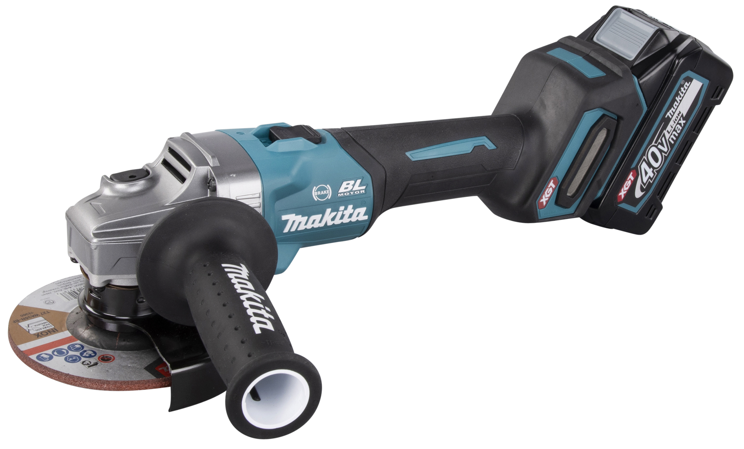 Makita 40V Akku-Winkelschleifer GA005GM201 + 2x 4,0Ah Akkus & Ladegerät im Koffer Makita 40V Akku-Winkelschleifer GA005GM201 + 2x 4,0Ah Akkus & Ladegerät im Koffer