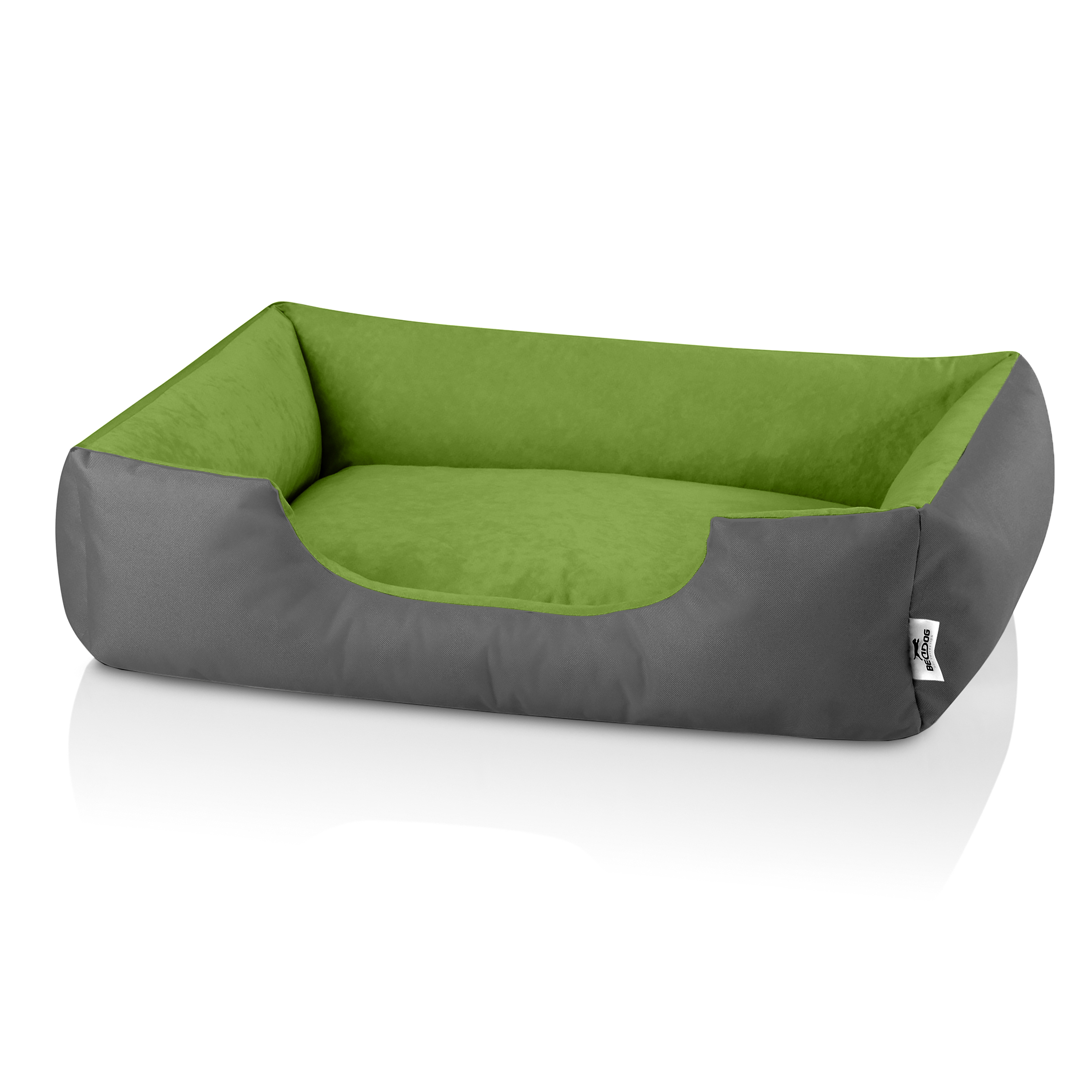 BedDog Hundebett LUPI, Hundesofa aus Cordura, Microfaser-Velours,  waschbares Hundebett mit Rand, Hundekissen vier-eckig | Sogo24 - Beddog |  Hundebetten, Katzenhhlen