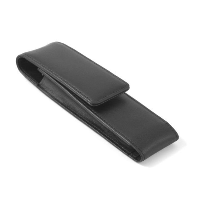 Hugo Boss Pencil Case Leather Pen Case Fülleretui for 2 Writing Tool