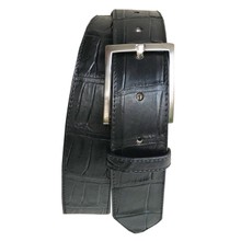 Foto: KIAN Kroko-Gürtel Schwarz 4 cm, Unsere hochwertige Verarbeitung macht diesen Kroko-Gürtel zu einem langlebigen Begleiter. Die markante Oberfläche setzt ein lässiges Highlight bei unkomplizierten Freizeitlooks.
