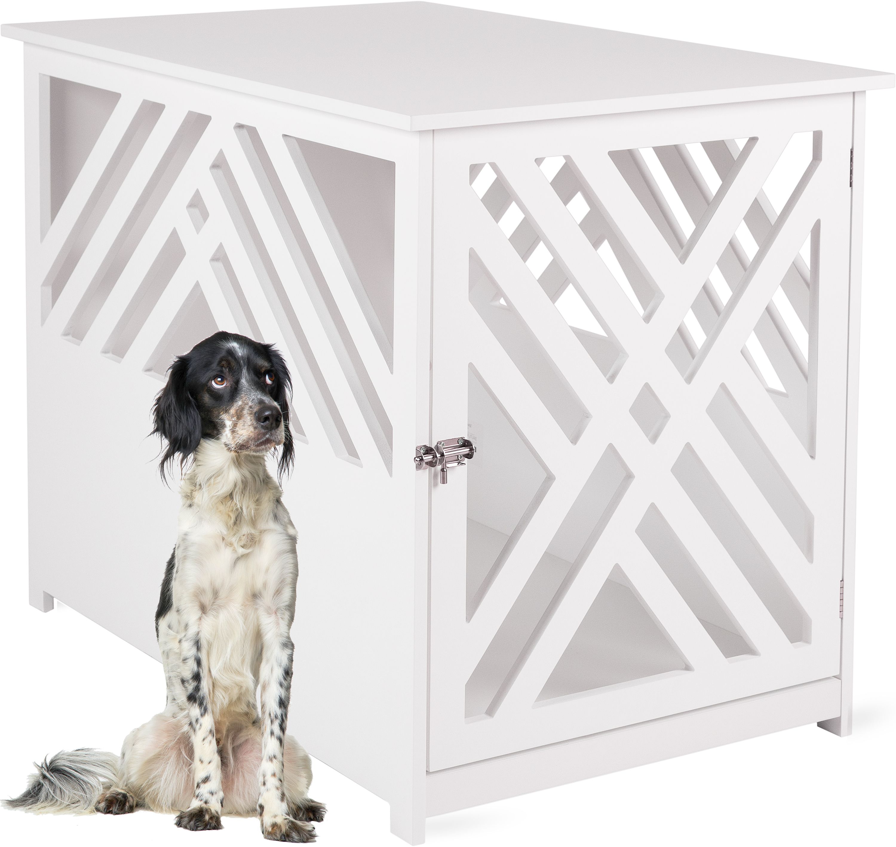 Design Hundekfig Holz Indoor Hundebox Zuhause Tierkfig Hund Wohnung  Wohnzimmer | eBay.de