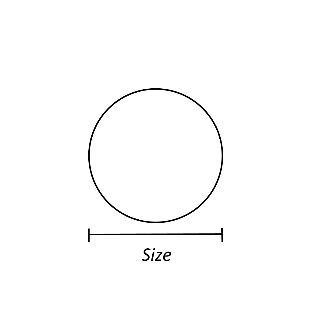 ROUND CIRCLE 32mm TRANSPARENT CLEAR ACRYLIC BASES For Roleplay ROUND CIRCLE 32mm TRANSPARENT CLEAR ACRYLIC BASES For Roleplay