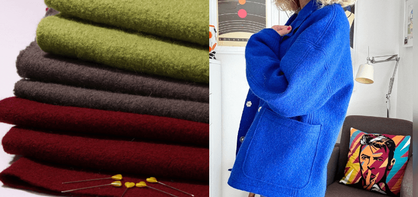 Lainages et tissus manteaux