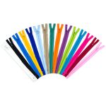 Reißverschlüsse 25cm - 4mm Raupe - 15er Pack-0