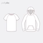 Kindershirt - LEO mit Raglanärmeln - Papier-Schnittmuster-1