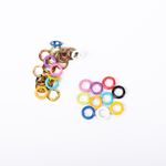 Jeu de 150 boutons pression Jersey en 10 couleurs-7